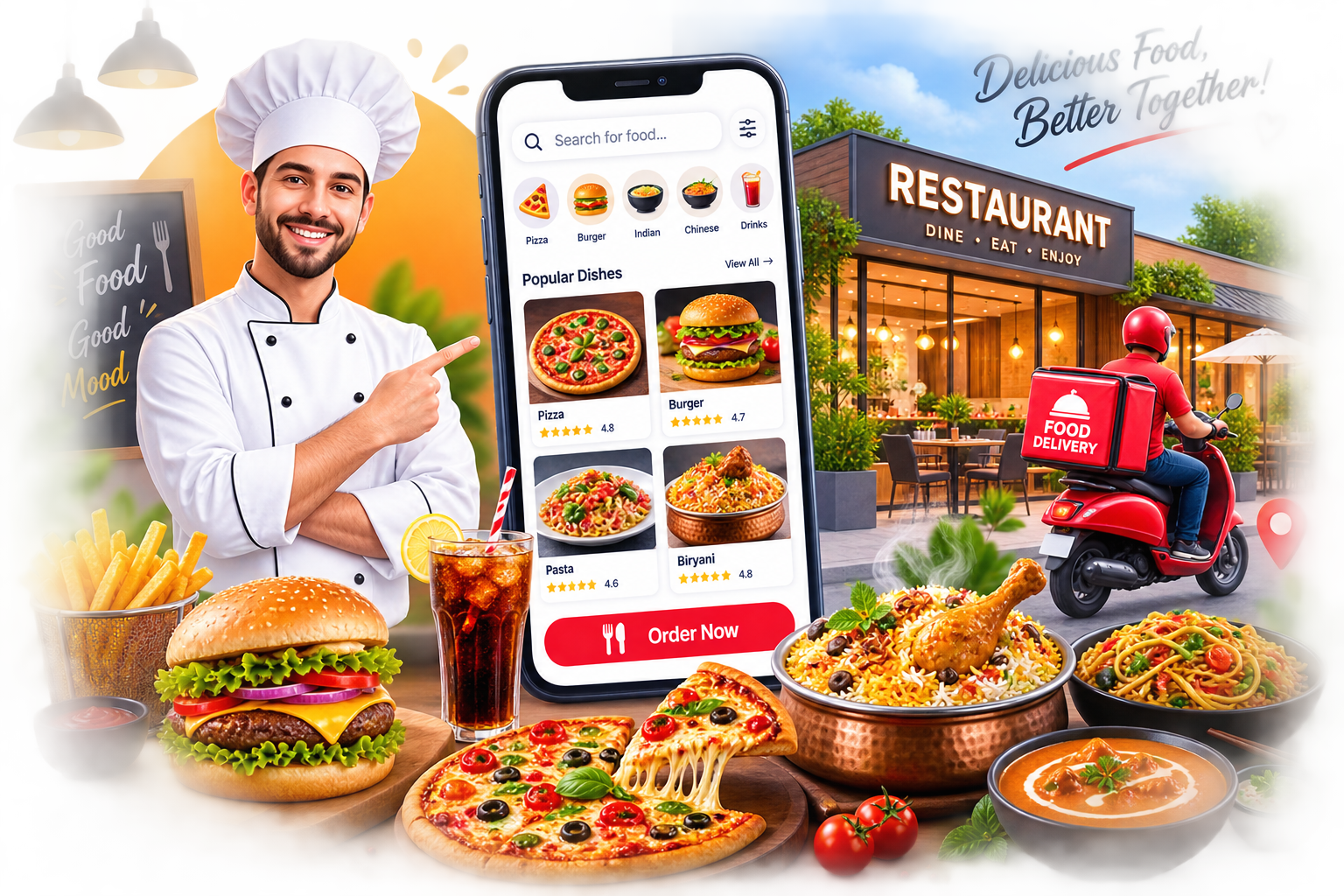 Food and Restaurant Website Development
