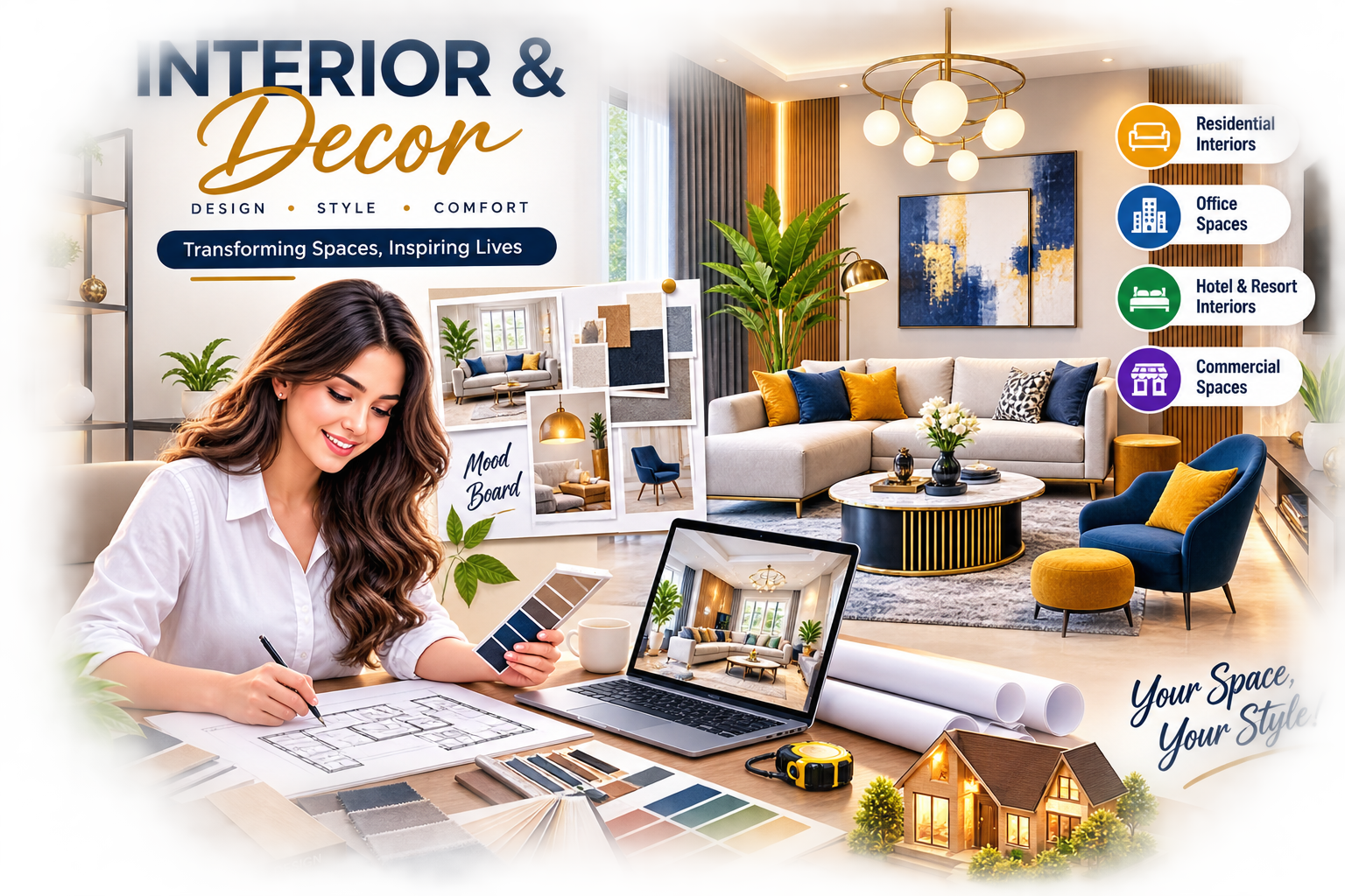 Interior and Decor Website Development