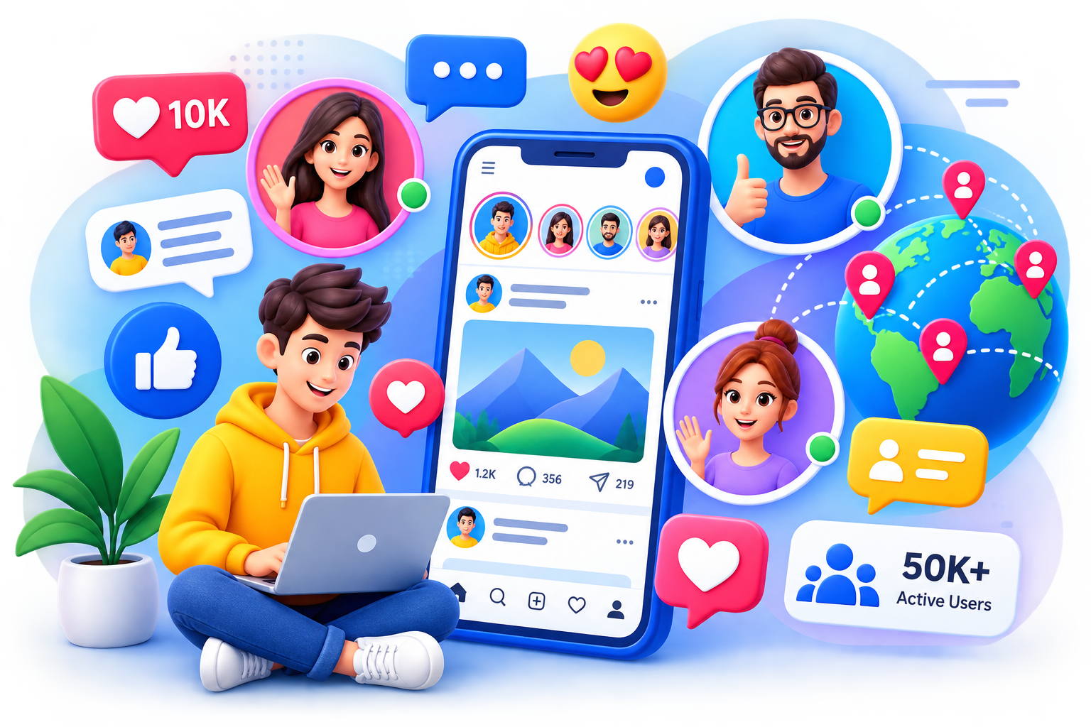 Social Networking Website Development