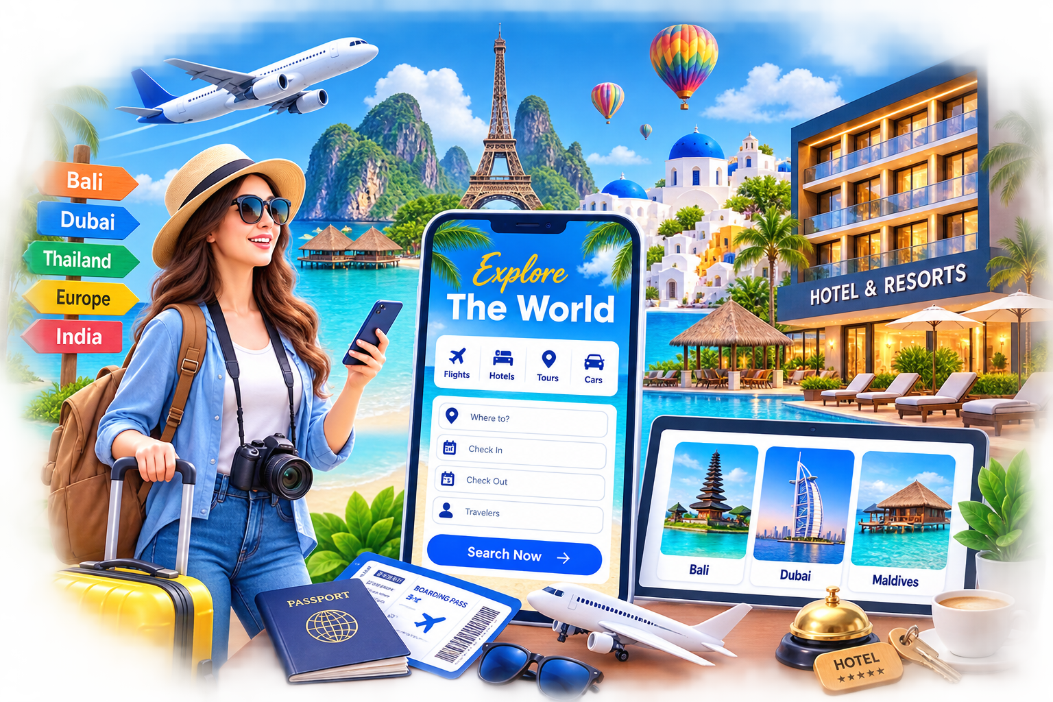 Travel and Hospitality Website Development