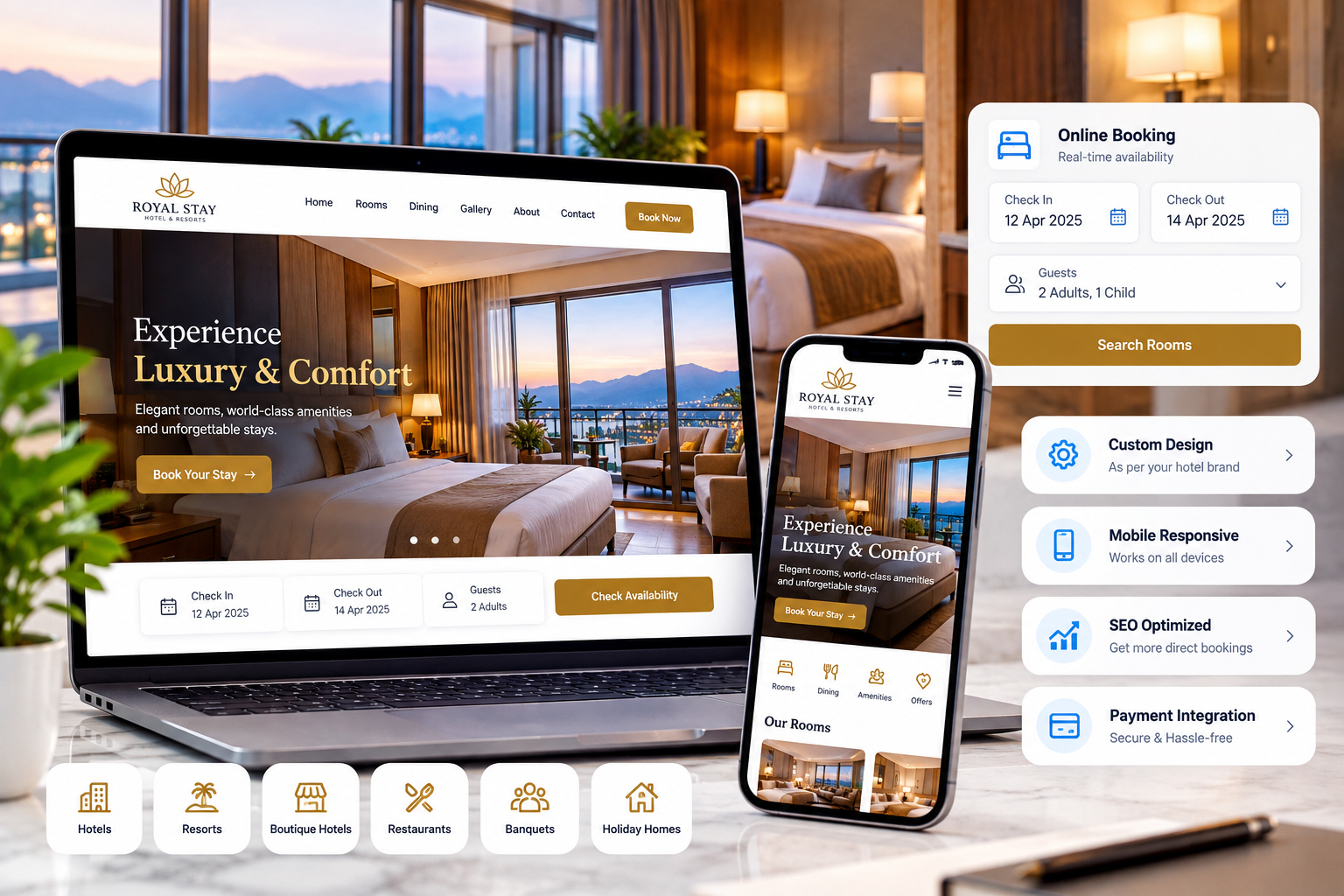 Hotel Website Development