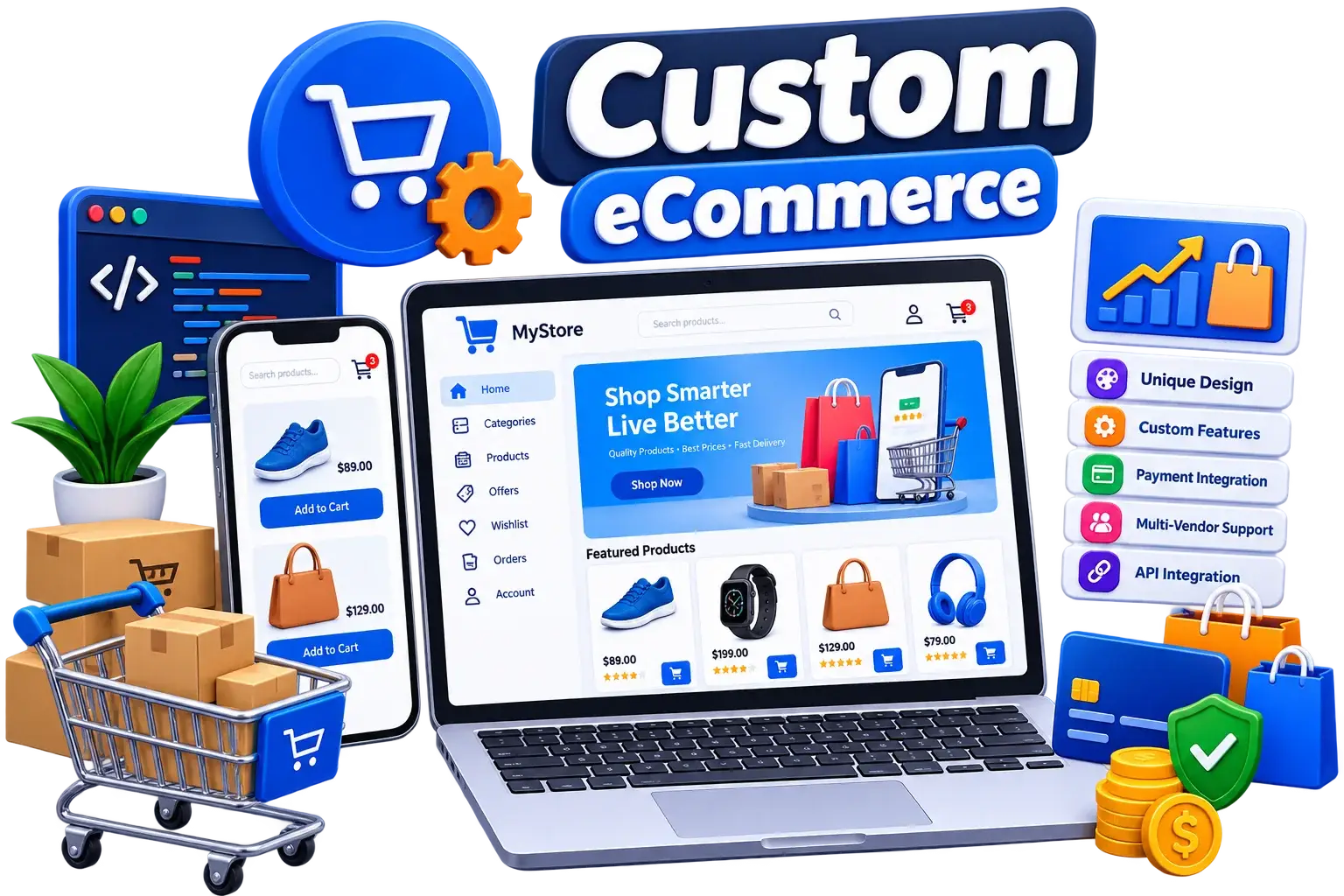 Custom eCommerce Development