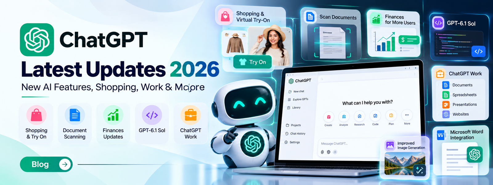 ChatGPT Latest Updates 2026: New AI Features, Shopping, Work & More