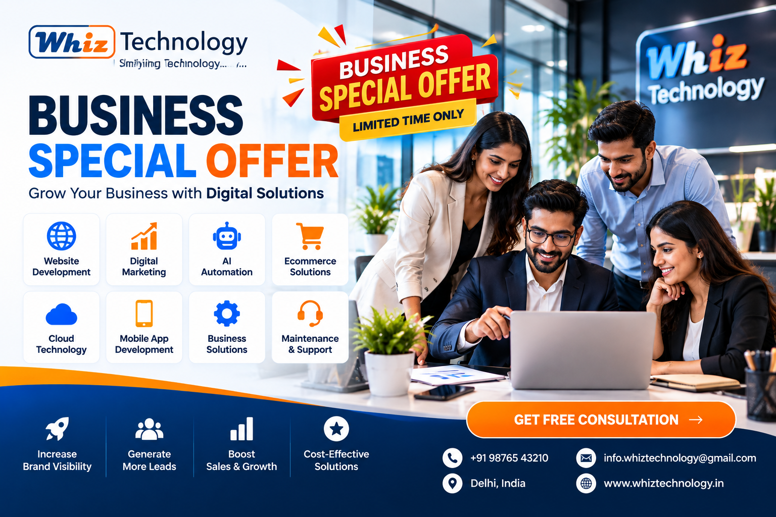 Business Special Offer - Whiz Technology