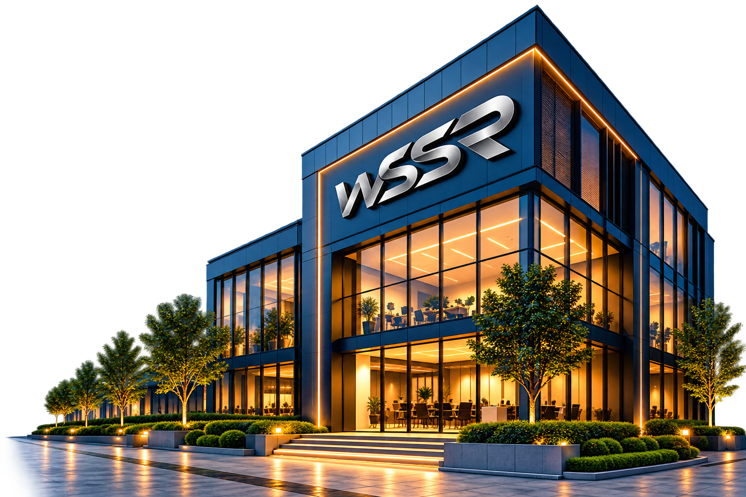 Modern architecture representing WSSR Group's business vision